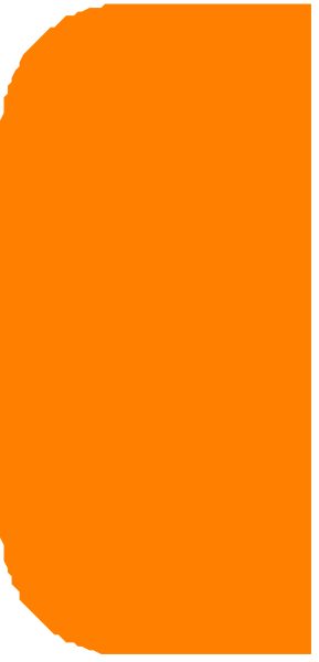 The image shows a simple graphic with two rectangles: an orange rectangle on top of a gray background to its left side, suggesting it could be representing something like traffic cones; and another red-orange rectangle overlapping both in the center right area, which might symbolize caution or attention due to their contrasting colors.