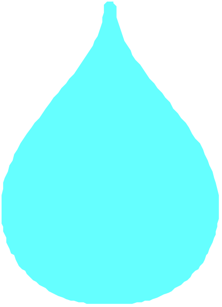 The image shows a stylized blue water droplet with no background details visible due to its small size within another graphic element that appears to be part of an advertisement for "Gotham" season 5, as indicated by text in the corners and at bottom right corner. There is also some indistinct grayish-brown coloring around the edges where two images meet or overlap each other. The droplet has a simple outline with no shading to indicate depth or volume of water within it; there are no people, animals, actions, or specific setting details visible in this