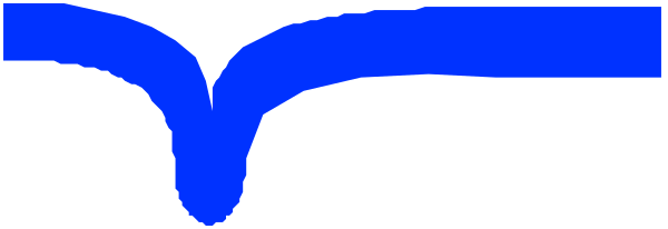 The image shows a blue logo with white text on it that reads "Northwest" above an abstract design resembling waves or water droplets.