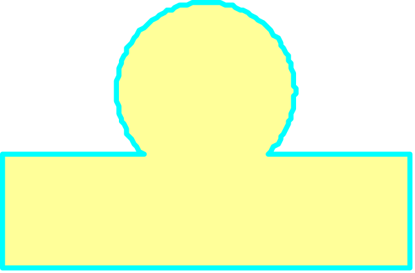 The image shows a pixelated representation of an outdoor scene with two suns at different heights against a dark background; there is no text present in this clip-art image.