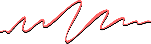 The image shows a signature with red ink on white paper against a gray background.