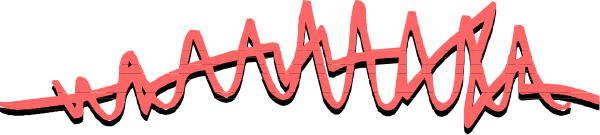 The image shows a red heartbeat line on an otherwise gray background with no other discernible content.