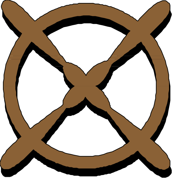 The images show a wooden steering wheel with an anchor symbol on it against different backgrounds: black for top left image; white for bottom right image.