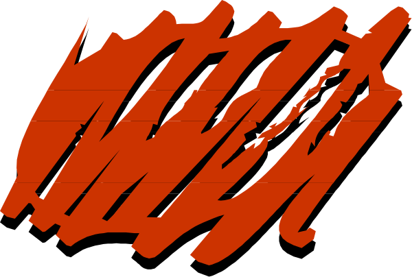 The image shows a red line with white dots on it against a gray background.