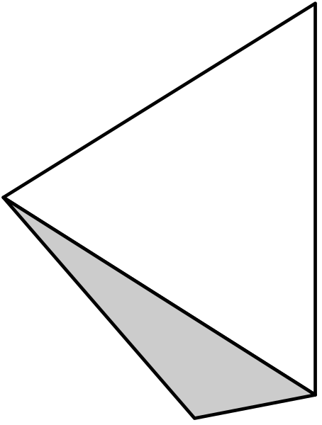 The image shows a black arrow pointing upwards on top of an airplane wing against a dark background with two different shades visible in each quadrant: one lighter than the other.