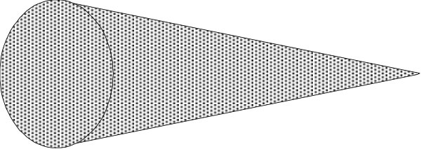 The image shows a black and white pixelated representation of two planets with an arrow pointing between them against a dark background.
