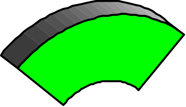 The image shows a stylized representation of an eye with green irises set against black backgrounds within two white rectangles that resemble eyesockets on either side.