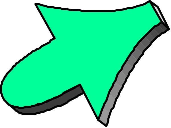 The image shows a green checkmark with an arrow pointing to it from above on what appears to be a black background.