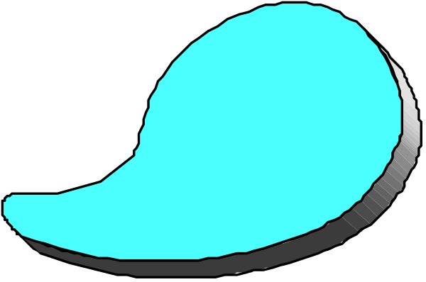 The image shows a blue fish with an eye patch swimming underwater next to what appears to be a shipwrecked anchor chain on the ocean floor.