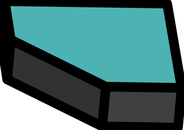 The image shows a stylized representation of an open laptop with its screen displaying what appears to be blue text on top of black backgrounds within each box-like shape.