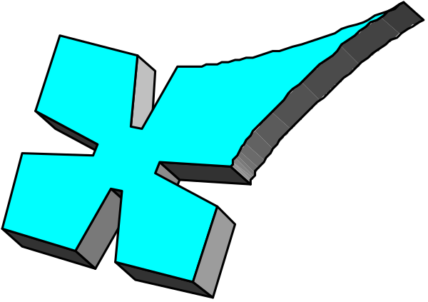 The image shows a stylized graphic with an abstract design resembling letters "X" and "E," set against what appears to be blue background elements that could represent ice cubes or blocks of some sort, all rendered in shades of gray on a darker grey backdrop.