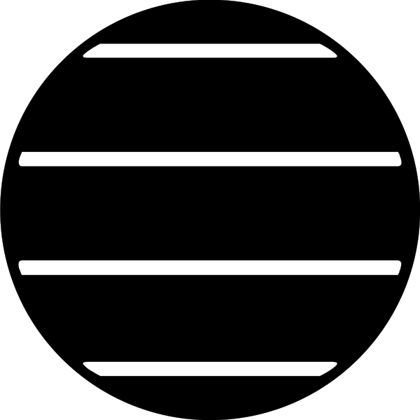 The image shows a black and white representation of an abstract pattern with horizontal lines that could be interpreted as bars on a bar chart.