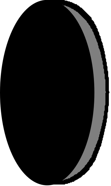 The image shows a black and white pixelated representation of an eye with eyelashes on its upper lid.