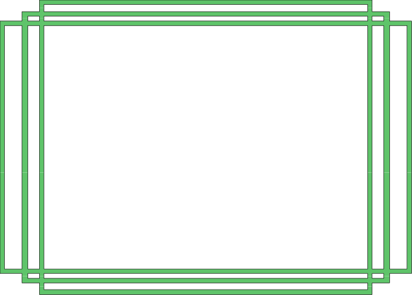 The image shows a simple black and white pixelated representation of an electronic device with green lines indicating connections between its components.