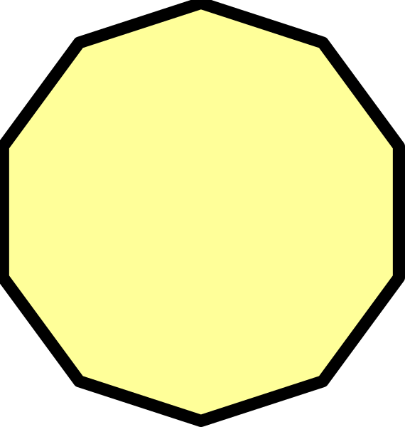 The image shows a sequence of three hexagons with different levels of detail: on top is an abstract yellow shape; in the middle is another similar but more detailed version; at bottom left is a black-and-white outline, and to its right is a fully colored depiction that resembles a honeycomb cell.