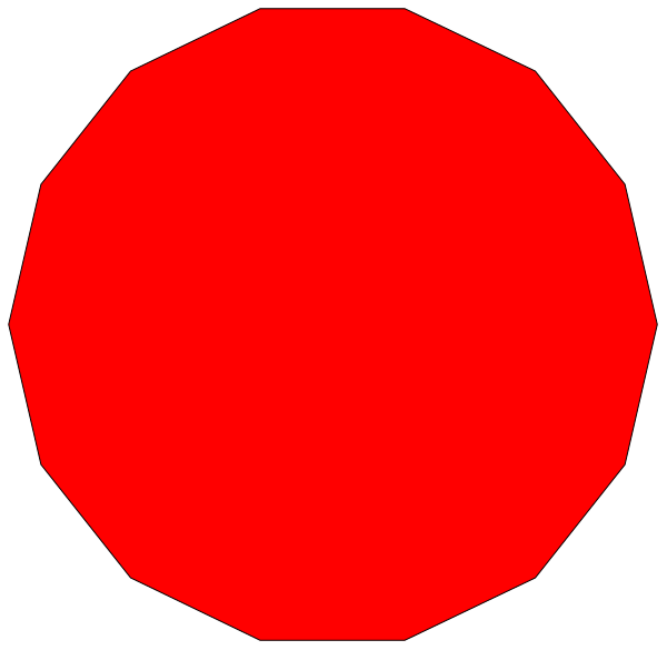The image shows a red circle with two smaller circles inside it on top of what appears to be an abstract background that resembles black lines forming shapes around them.