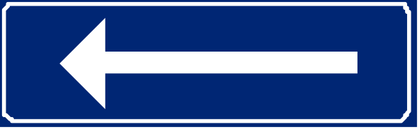 The image shows a blue sign with white text indicating directions to an airport terminal gate number 1502. There is also a small arrow pointing right on this directional street sign. This suggests that there might be more than one waypoint, but it's not clear if the other arrows are visible or what they point towards in the image provided. The setting appears to be an airport terminal with various signs and directions for travelers.
