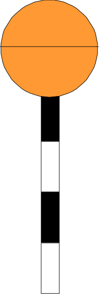 The image shows a simple black and white representation of an orange sun with rays extending outward from it against a dark background on what appears to be a clock face at 9 o'clock position. There is no text present in this clip-art style illustration, which focuses solely on the depiction of celestial bodies without any additional context or elements within its frame. The image does not contain people, animals, actions, nor specific settings beyond what has been described above. It serves as a minimalistic representation focusing primarily on the sun and clock face motif in black and white color