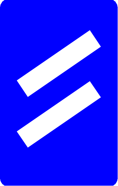 The image shows a blue flag with white stripes on it against an indistinct background that appears to be grayish-brown in color.