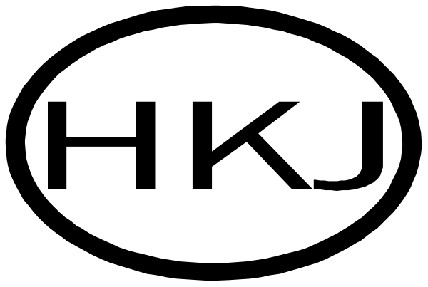 The logo of a company with initials "HKJ" on it.