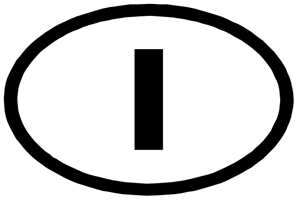 The image shows a logo with two overlapping circles forming an 'i' shape within another circle that has lines radiating from its center to form what appears to be wings on either side of the central design.