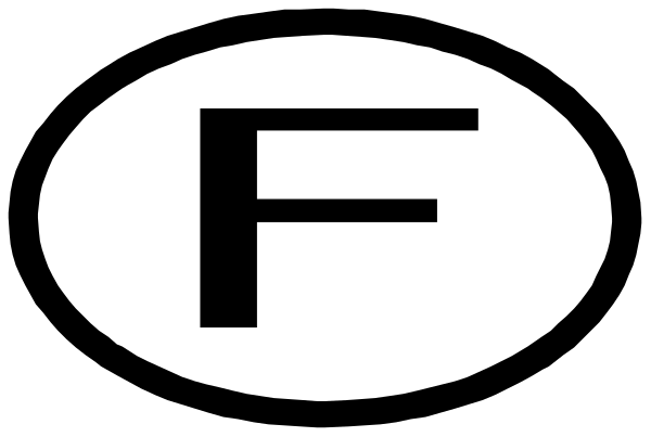 The logo of a company with an abstract design featuring two overlapping circles forming a letter 'F'.