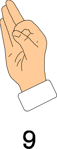 The image shows a hand with an index finger pointing upwards against a black background on top of another picture that appears to be taken from below looking at someone's feet who is wearing white pants and shoes; there seems to be no visible face, but only hands in both pictures are shown.