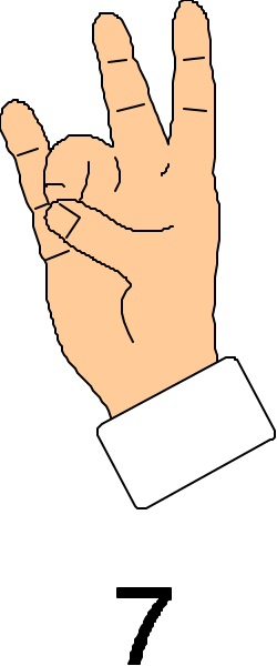 The image shows a hand with an index finger pointing upwards against a black background.