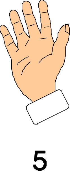 The image shows a hand with an open palm against a black background on the left side of the frame, transitioning to what appears to be a person's face in profile view from behind their head towards the right edge of the picture.