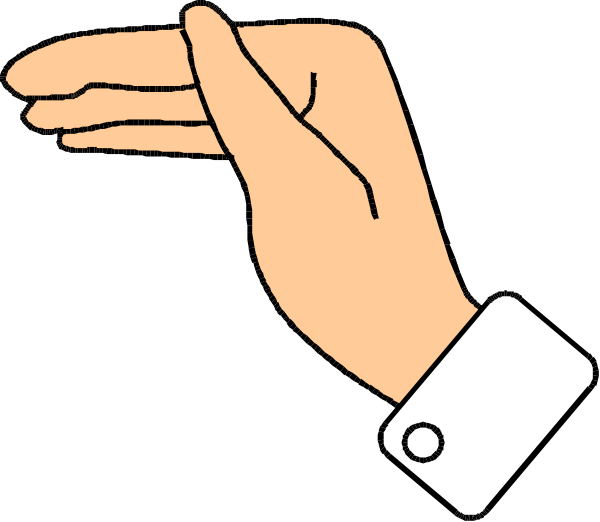 The image shows a hand pointing upwards with an index finger extended against a black background.