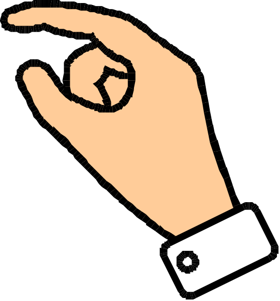 The image shows a hand pointing at an icon of a coin with two fingers on it against a black background.