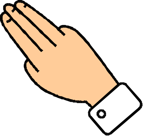 The image shows a hand with fingers forming an "L" shape against a black background.