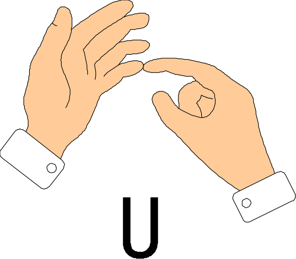 The black and white cartoon shows two hands with fingers forming a circle around an eye symbolizing blindness; above them is another hand pointing upwards towards something unseen in the image.