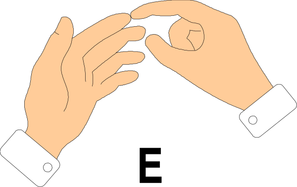 The image shows two hands with fingers forming a peace sign against a black background.