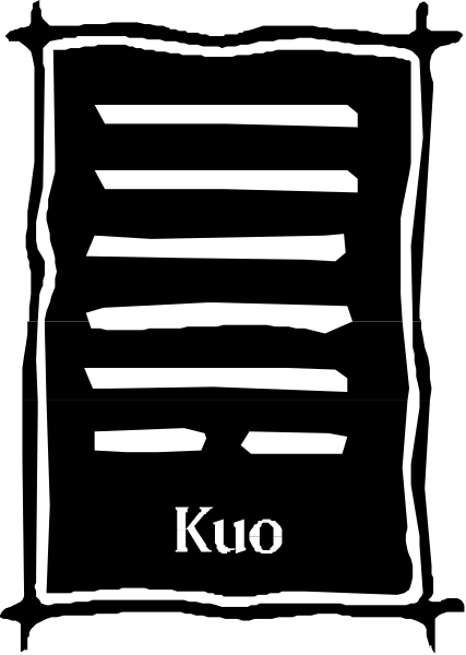 The black and white photo shows a pattern of vertical lines with horizontal stripes on top forming an abstract design that resembles stacks of paper or blocks in rows against a dark background.