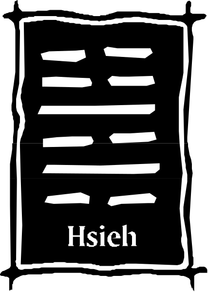 The black and white photo shows a pattern of vertical lines with Chinese characters on it against a dark background.
