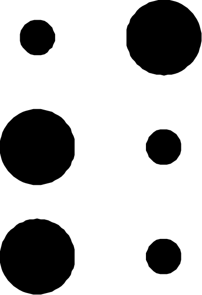 The image shows a black and white striped pattern with no discernible content within it.