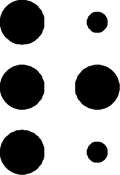 The image shows a black and white striped pattern with no distinguishable content within it.
