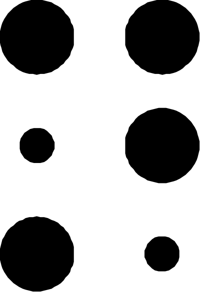 The image shows a black and white striped pattern with no distinguishable content within it.