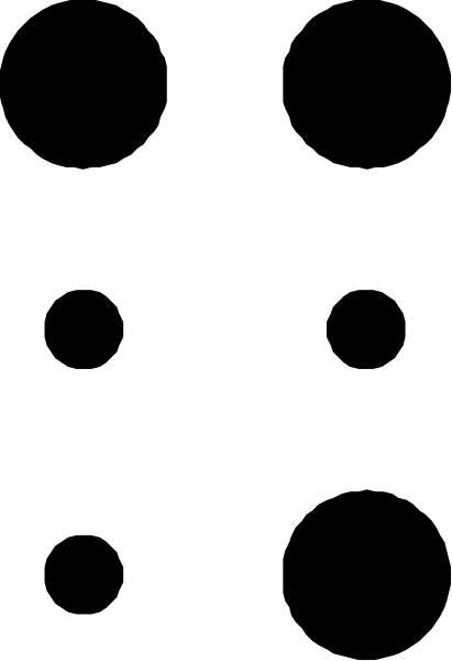 The image shows a black and white striped pattern with no discernible content within it.