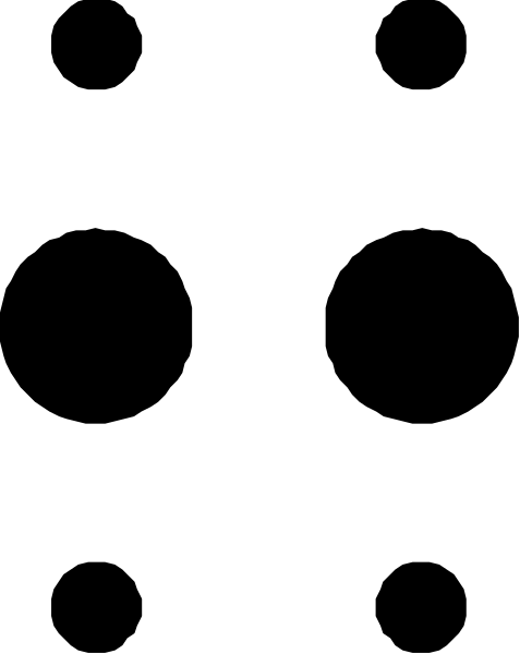 The image shows a black and white striped pattern with no discernible content within it.