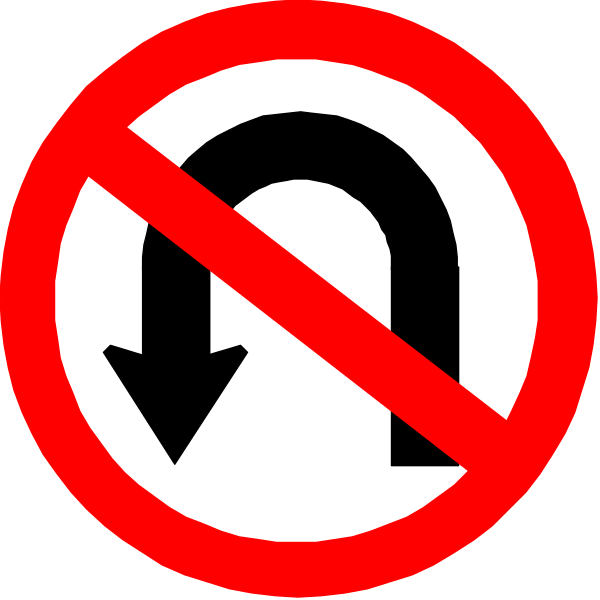 The image shows a red circle with three white arrows pointing to it from different directions; inside this circle is an arrow that points downwards in black coloring.