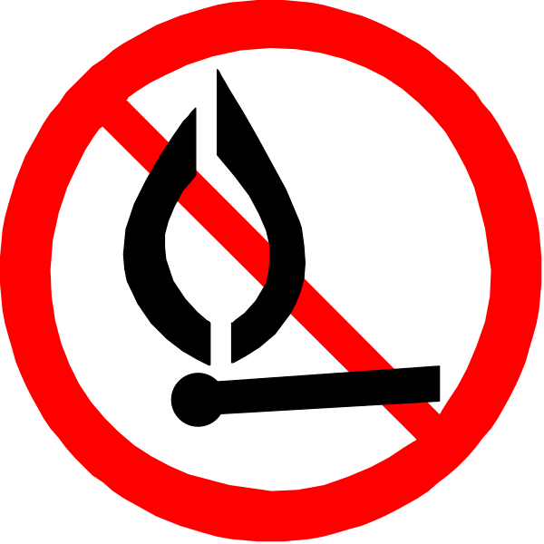 The image shows a red circle with an exclamation mark inside it on top of another symbol that resembles a no-entry sign below it.
