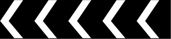 The image shows a black arrow pointing to its right side with white arrows on either end of it against an off-white background.