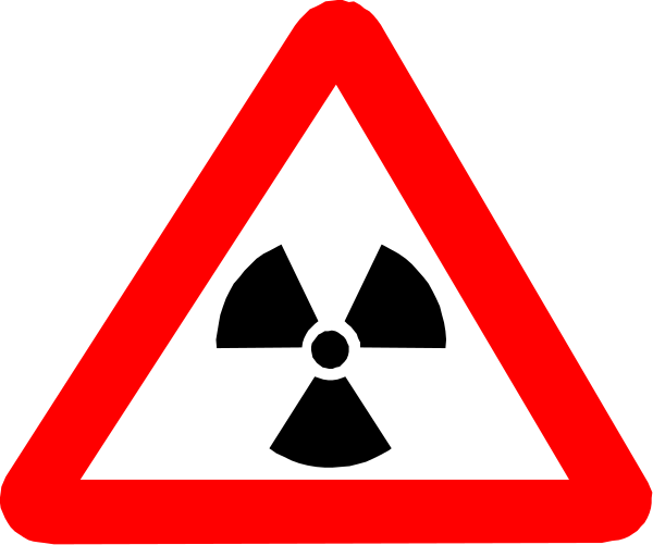 The image shows two hazard signs with a red background featuring an exclamation mark inside of them; these symbols indicate danger or caution.