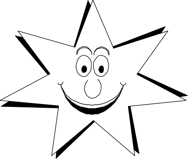 The black and white logo of a cartoon sun with eyes drawn on it to look like a face is shown against a dark background.