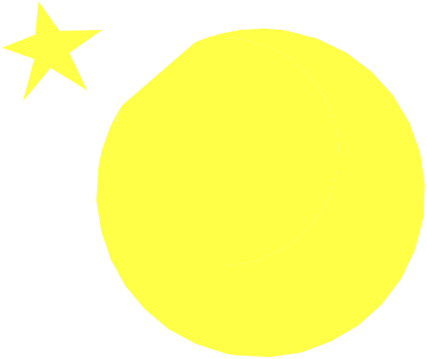The image shows a black flag with yellow stars on it against a gray background.