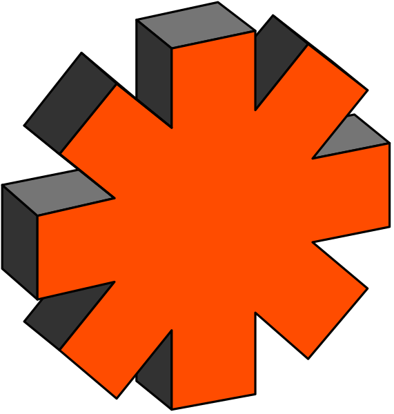 The image shows a sequence of two identical frames with an orange starburst graphic on black backgrounds; no other significant elements can be discerned from this description due to its simplicity.