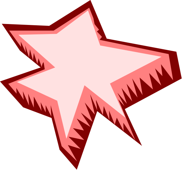 The image shows a red starburst graphic with jagged edges on top of what appears to be an explosion effect at its base.