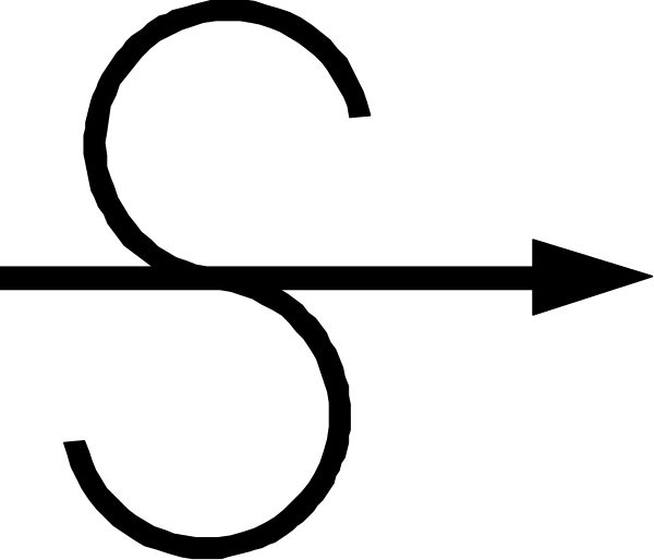The image shows a black rectangle with white lines forming an abstract pattern within it.